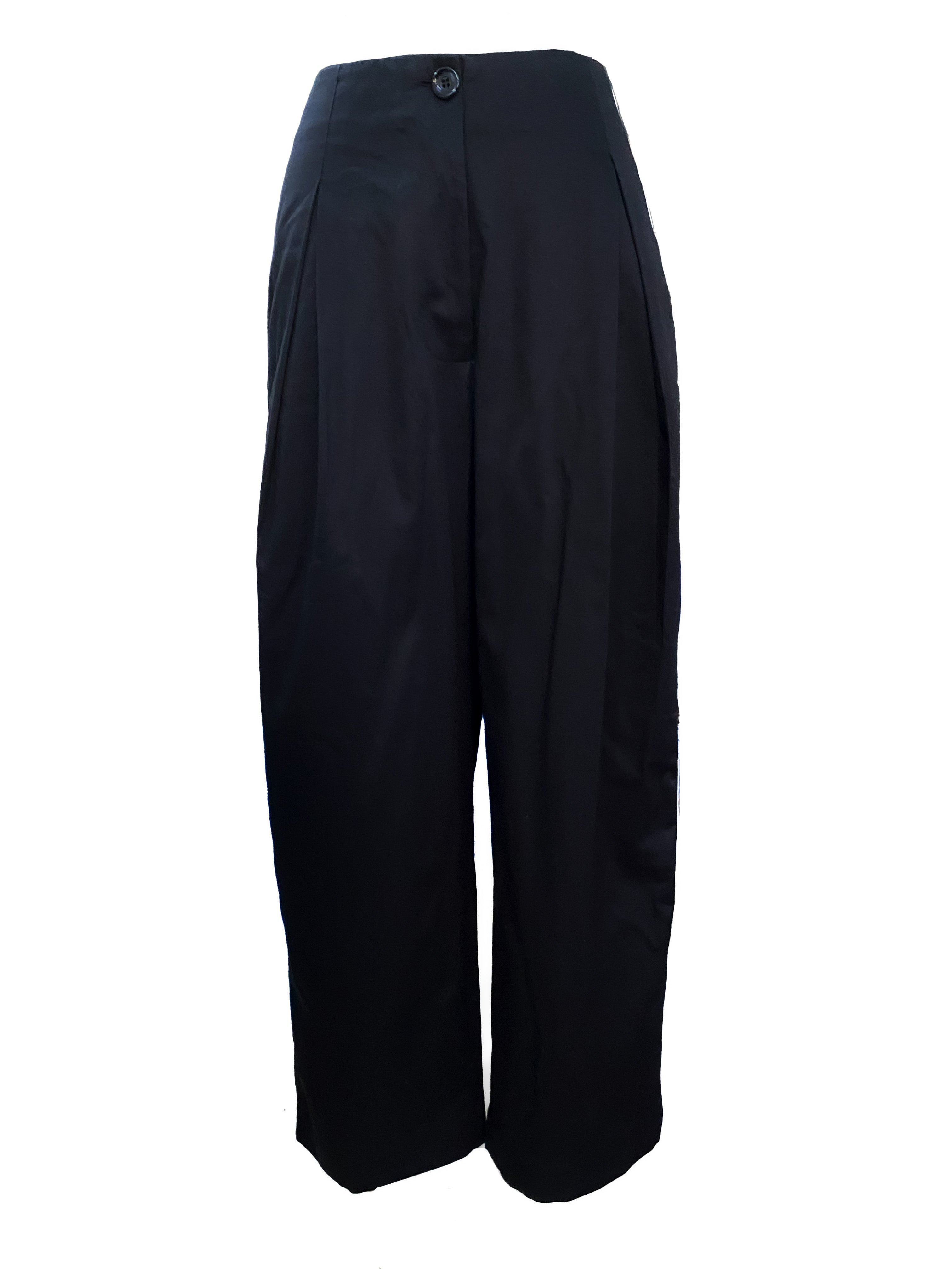 Side Stripe Black Pants-BENNCH