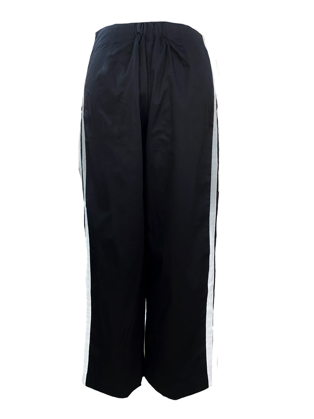 Side Stripe Black Pants-BENNCH