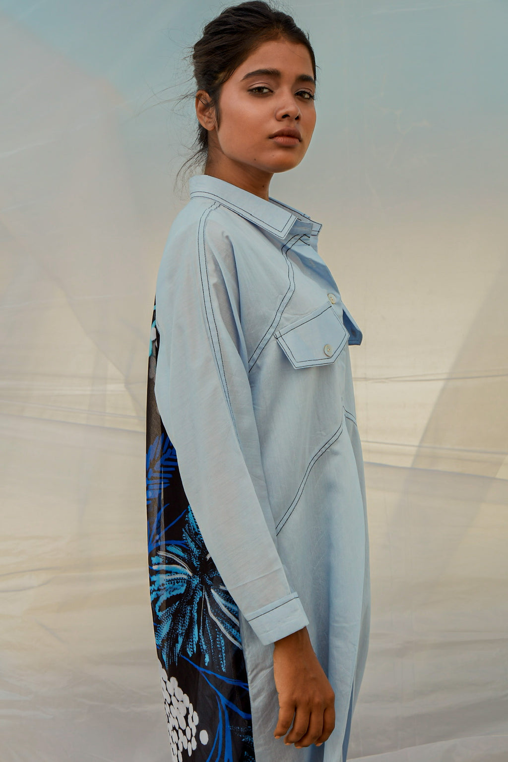 Sky Windowleaf Dress-BENNCH