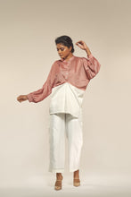 Load image into Gallery viewer, Solid White Silk Pants - B E N N C H